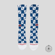 Chrome Hearts 99 Eyes Socks in Dark Blue