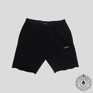 Off White Cut-off Shorts in Black