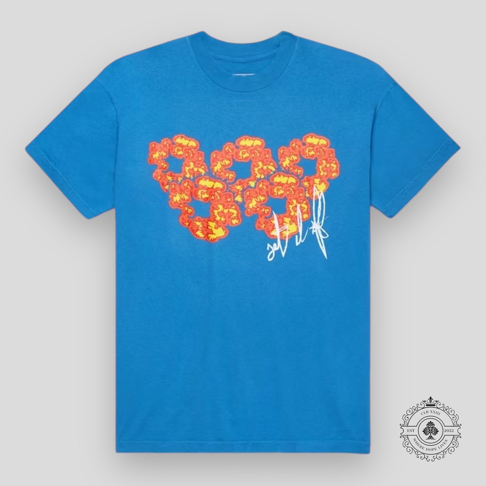Denim Tears x Offset Set It Off #2 Tee in Blue
