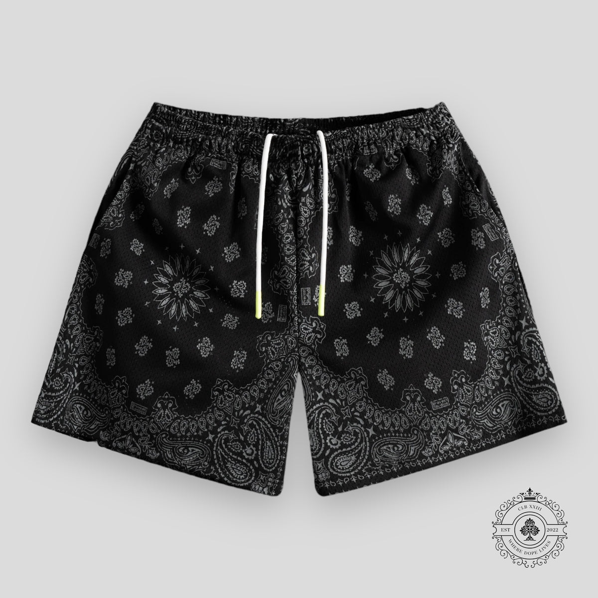 Bravest Studios Carbon Paisley Shorts