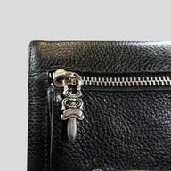 Chrome Hearts Short Wave Wallet in Black