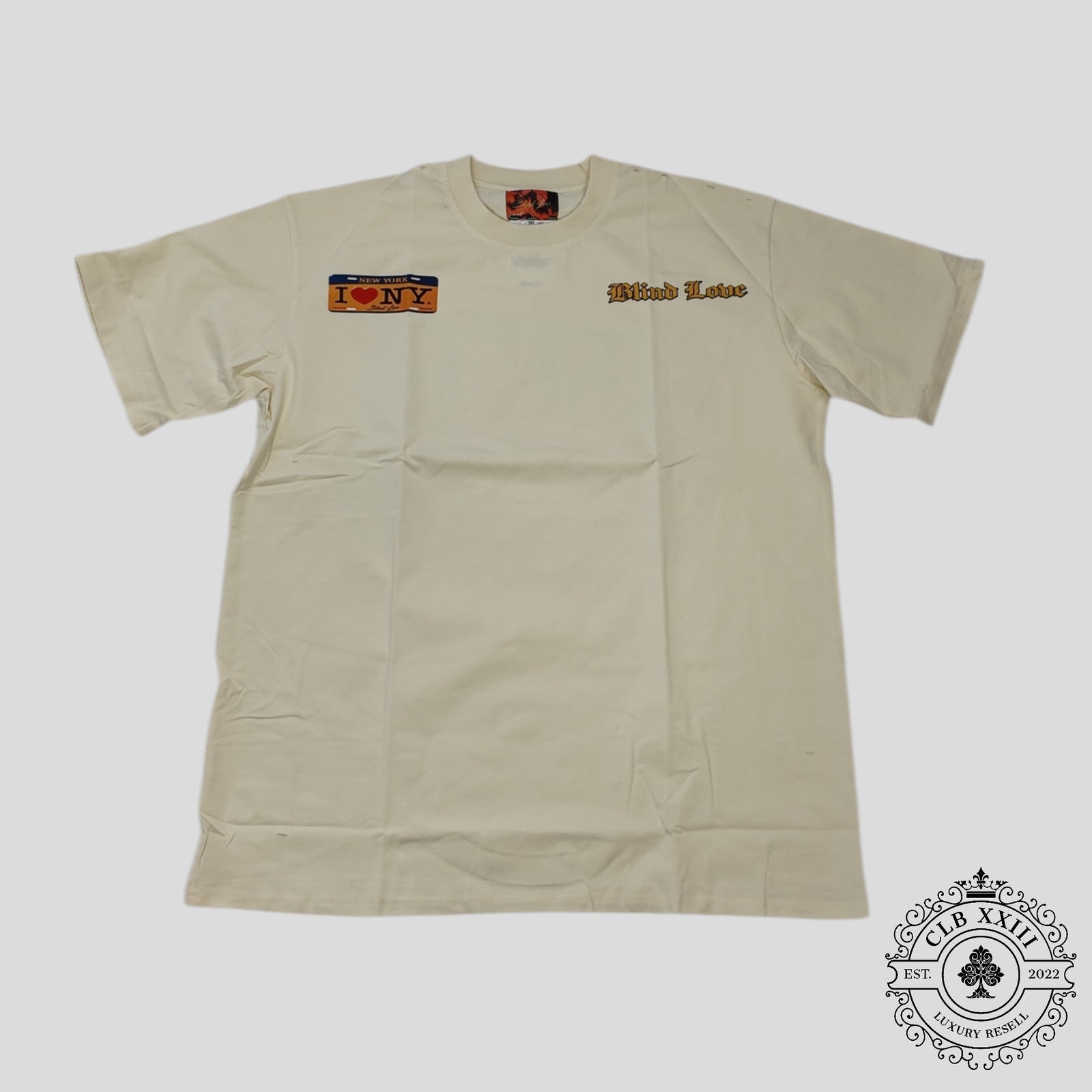 Blind Love United Love V2 Tee in Cream