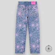 Sp5der AOP Vintage 501 Denim Pink Web