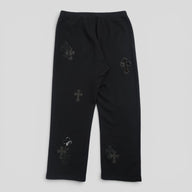 Chrome Hearts Cross Patch Sweatpants in Black