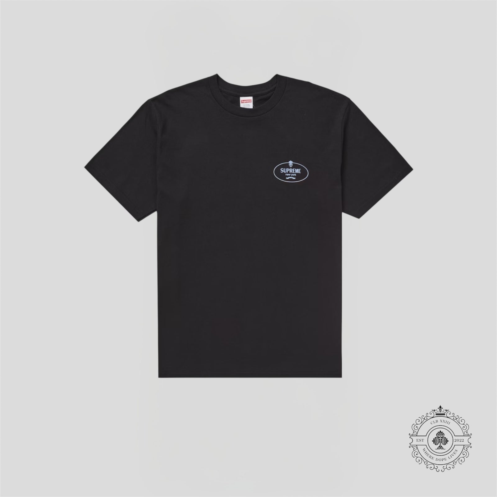 Supreme Crest Tee in Black