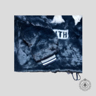 Kith Yankees Faux Fur Coaches Jacket in Navy