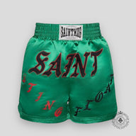 Saint Michael Boxing Shorts in Green