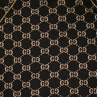Gucci GG Jacquard Track Jacket in Black/Brown