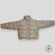 Balenciaga x Gucci the Hacker Puffer Coat in Brown