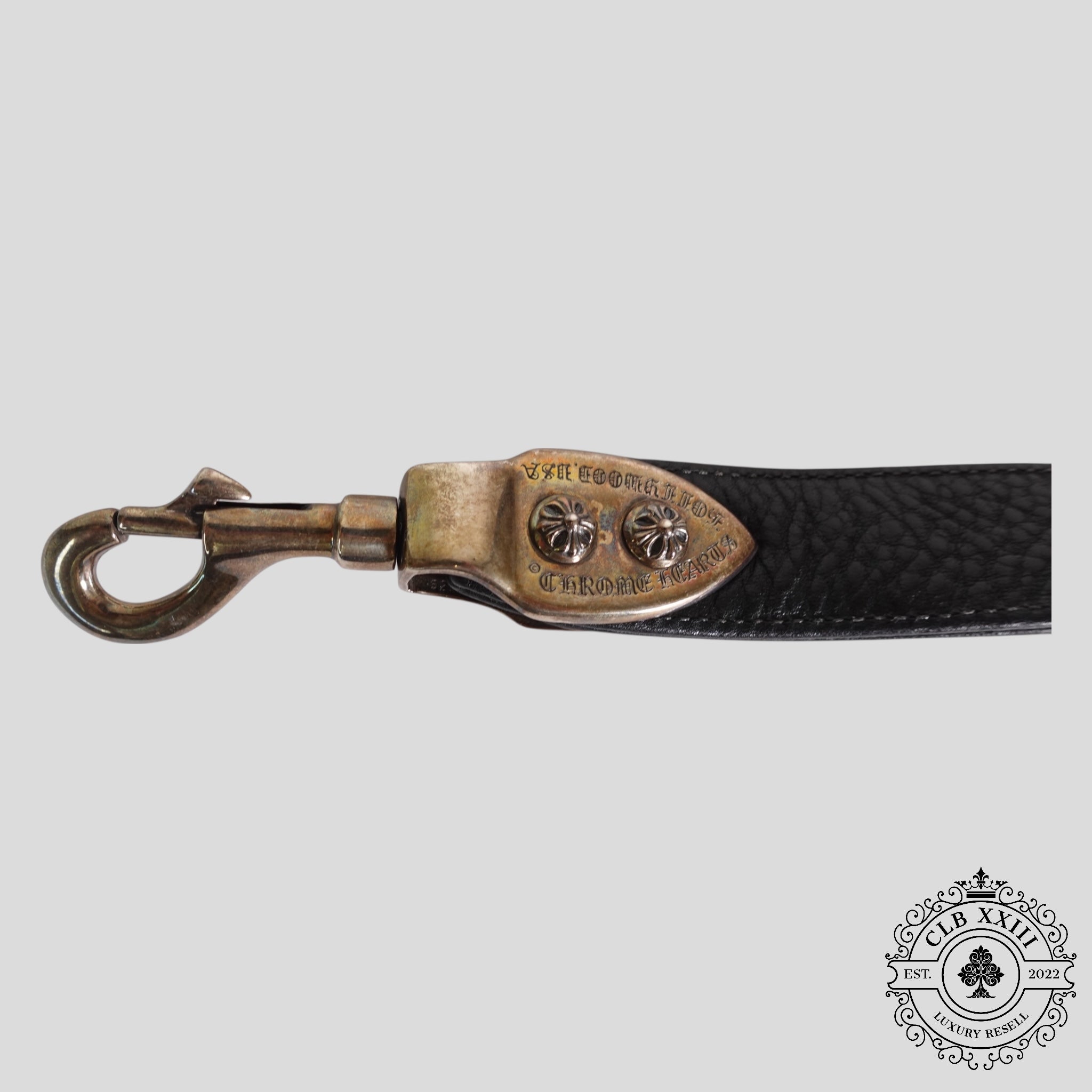 Chrome Hearts Dog Leash in Black
