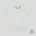 Chrome Hearts Neck Logo Tee in White/Blue