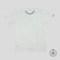 Chrome Hearts Neck Logo Tee in White/Blue