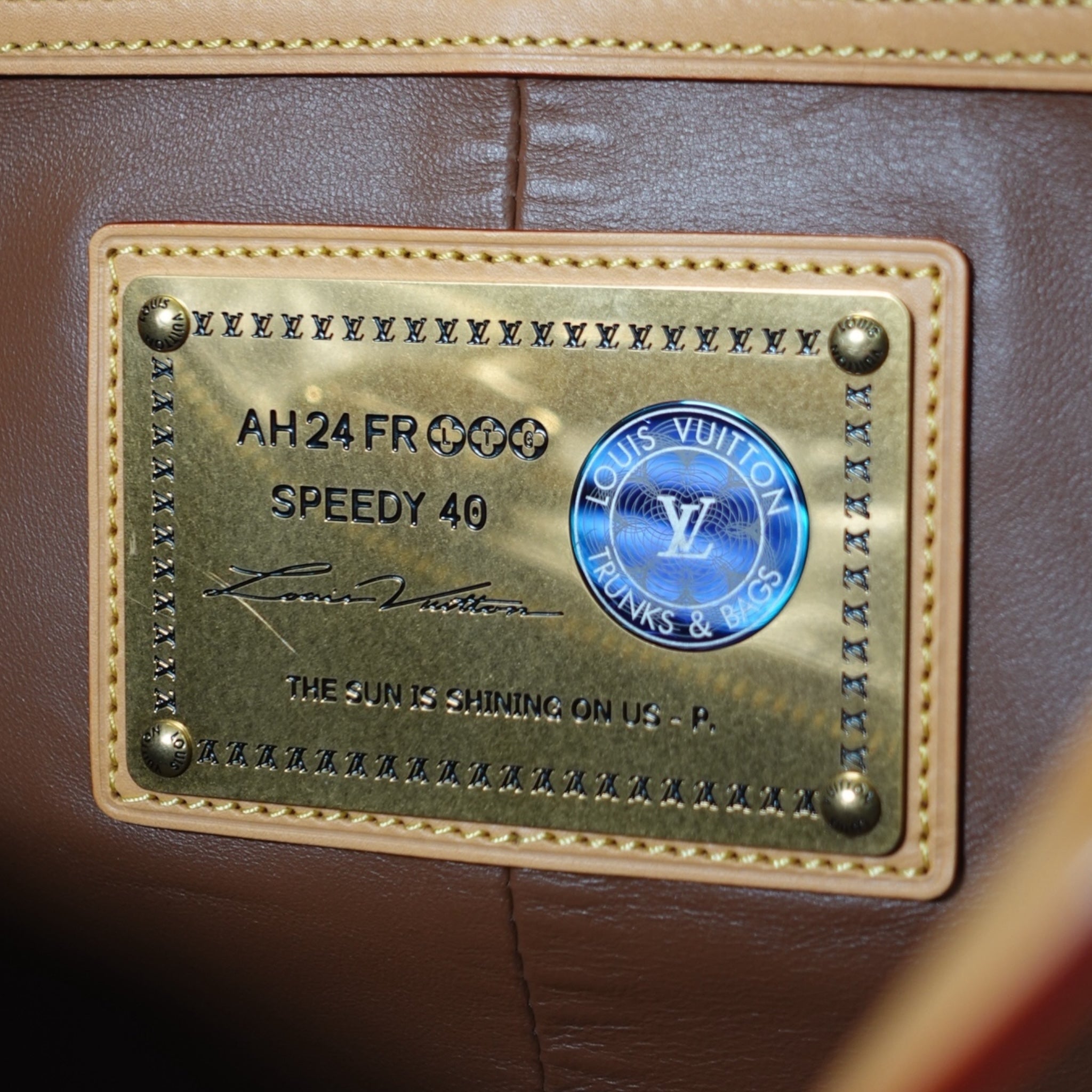 Louis Vuitton Speedy P9 Bandouliere 40 in Purple