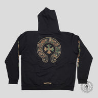 Chrome Hearts Triple Cross Hoodie in Black/Camo