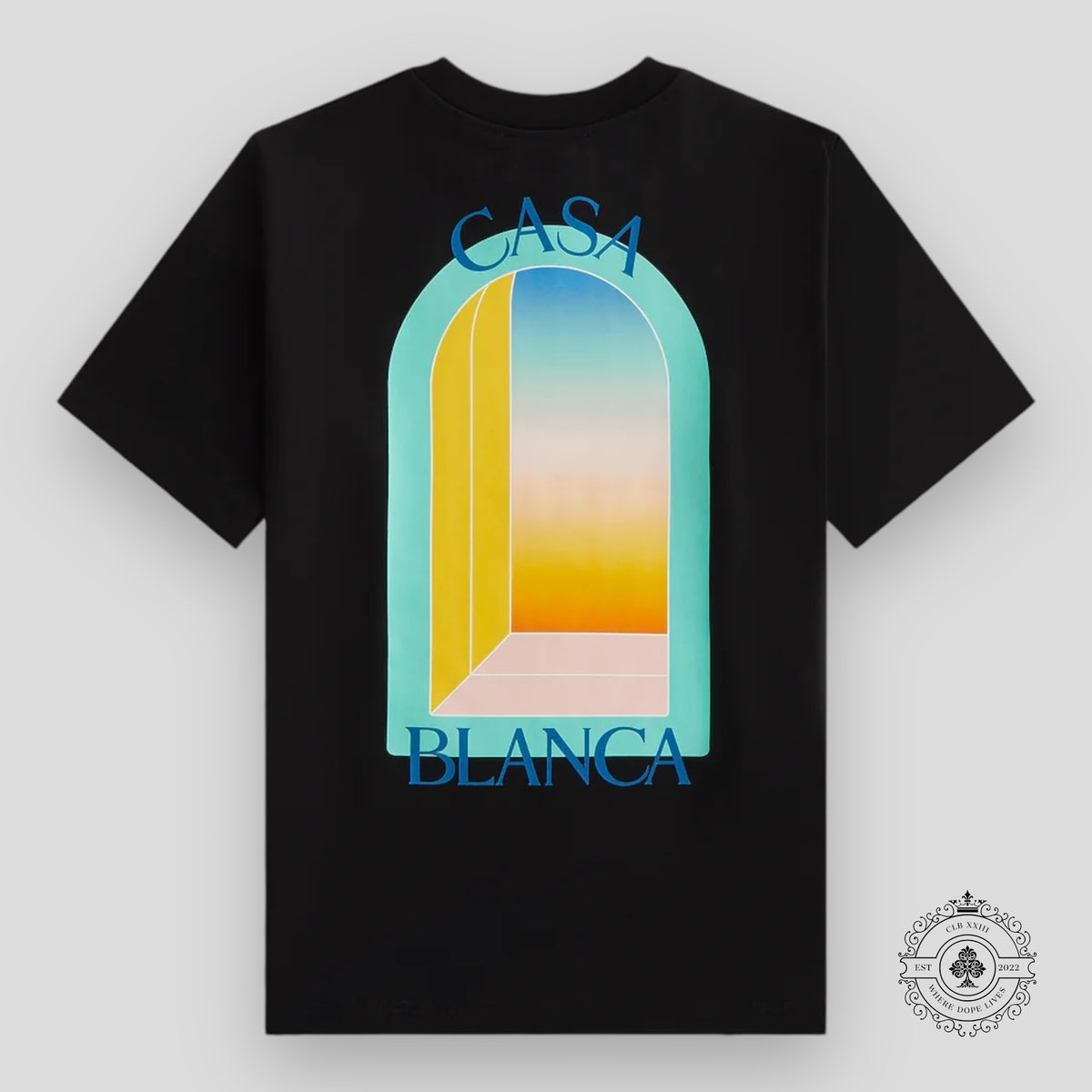 CasaBlanca L'Arc Colore Tee in Black