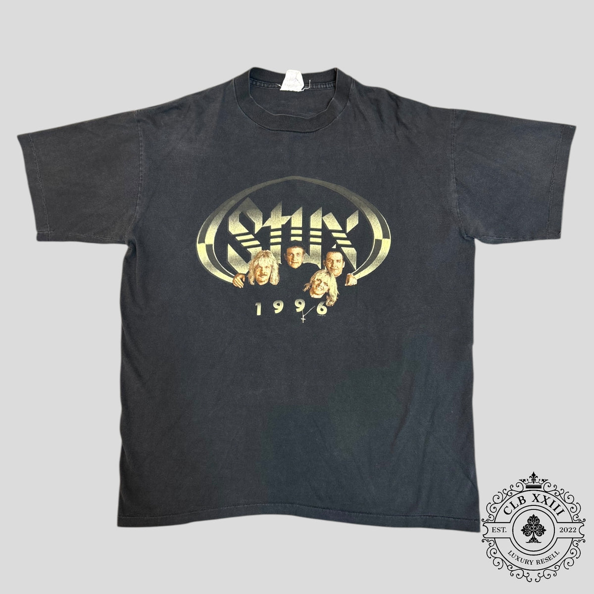 Styx Return To The Paradise Theatre Tour Vintage Tee in Black