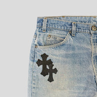 Chrome Hearts Cross Patch Jeans