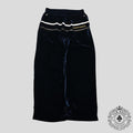 Chrome Hearts Y Not Velour Track Pants in Navy