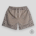 Bravest Studios Paisley Two-Tone Khaki Shorts