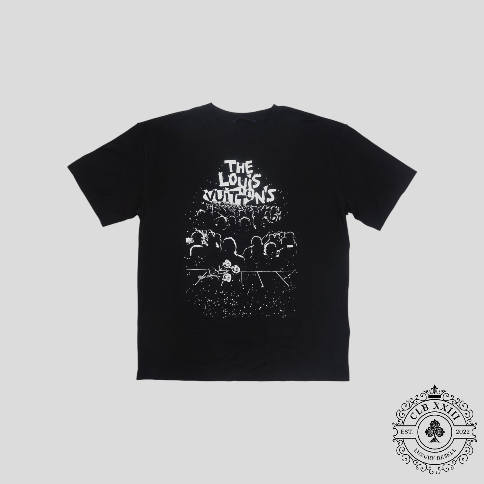 Louis Vuitton Concert Print Tee in Black