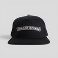 Chrome Hearts Scroll Logo Hat in Black