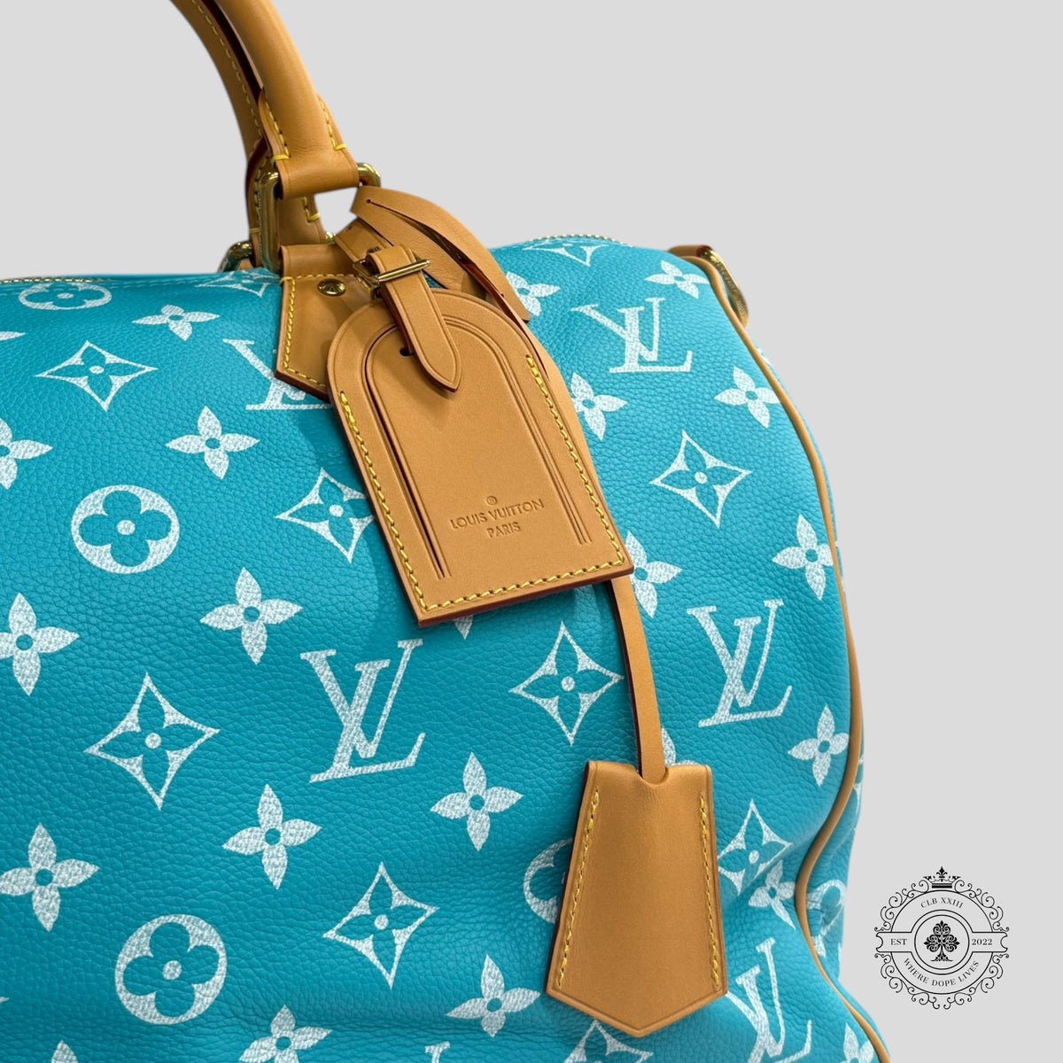 Louis Vuitton Speedy P9 Bandoulière 40 in Turquoise