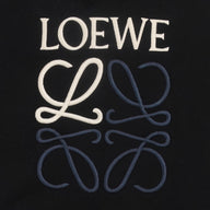 Loewe Embroidered Logo Hoodie in Dark Navy