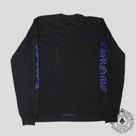 Chrome Hearts Neck Logo Long Sleeve in Black/Blue