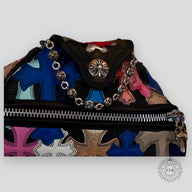 Chrome Hearts Multicolor Cross Patch Duffle Bag