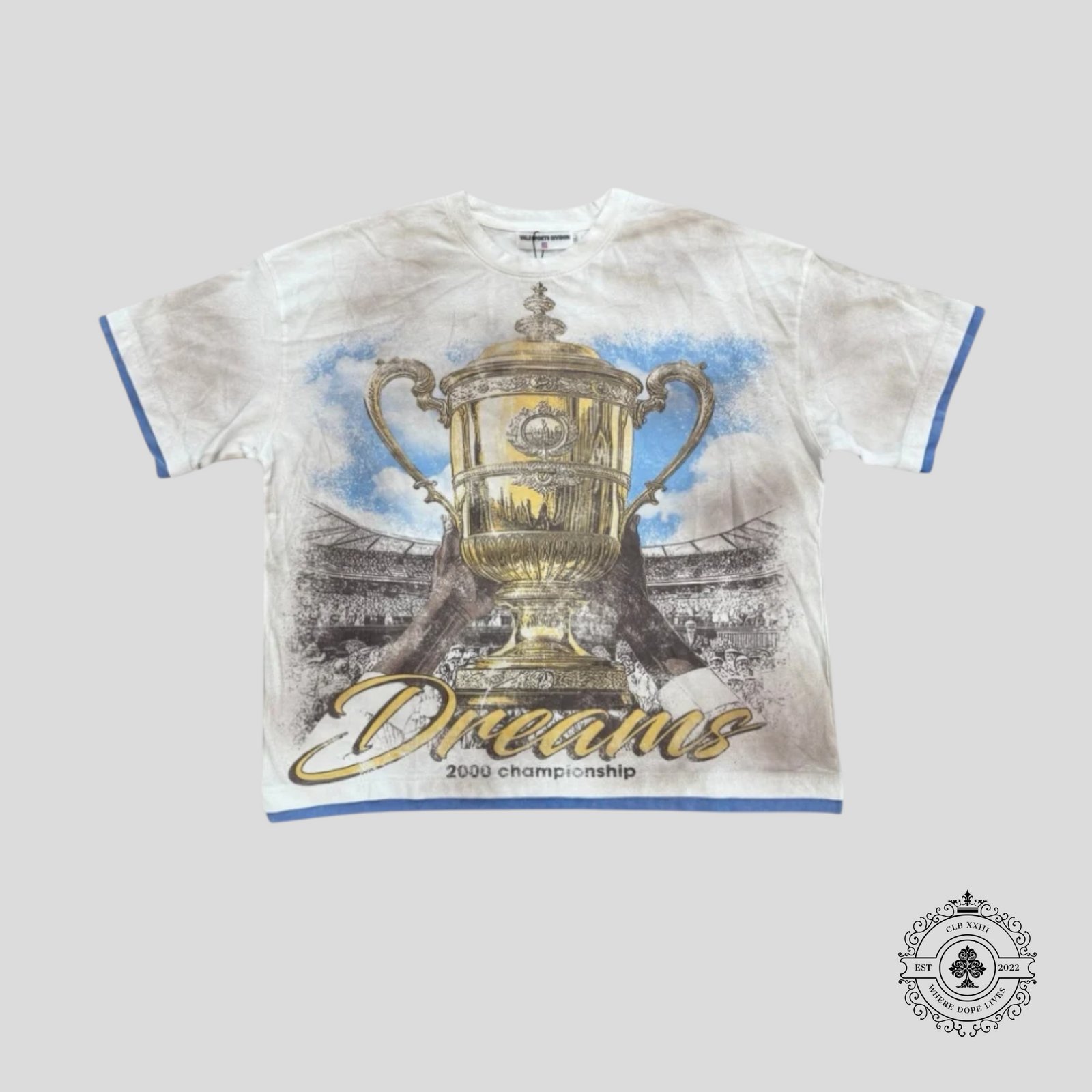 Vale Champions League Tee in Off-White