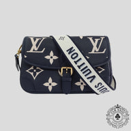 Louis Vuitton Empreinte Giant Monogram Diane Bag in Navy