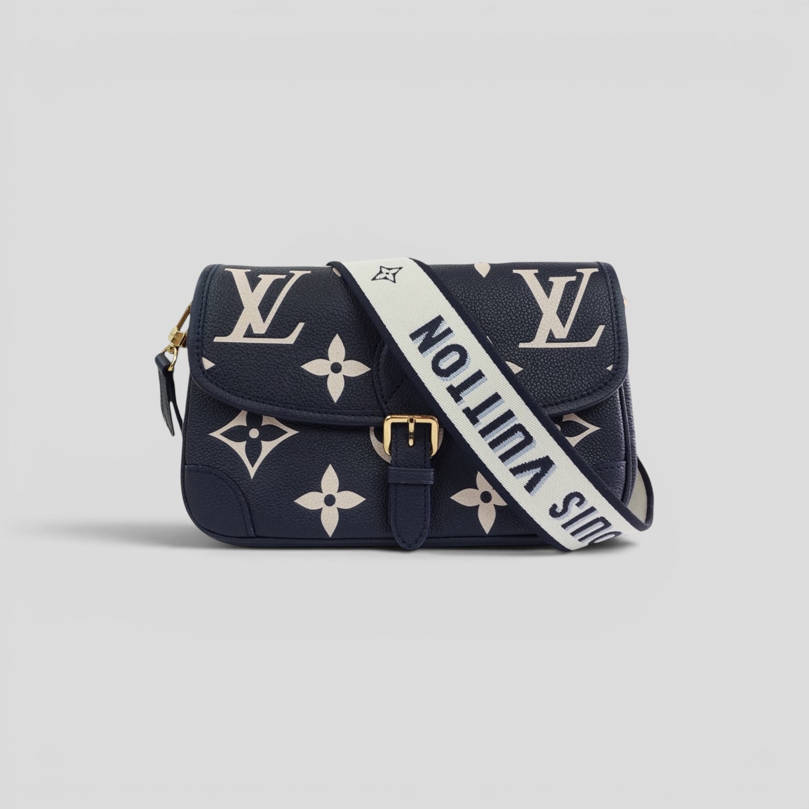 Louis Vuitton Empreinte Giant Monogram Diane Bag in Navy