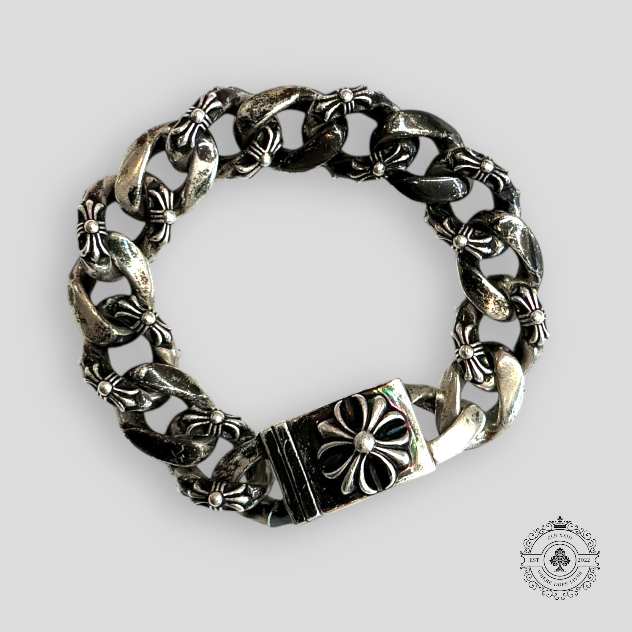 Chrome Hearts Fancy Link Bracelet