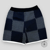 Louis Vuitton Tennis Damier Quilted Cotton Shorts in Navy Blue