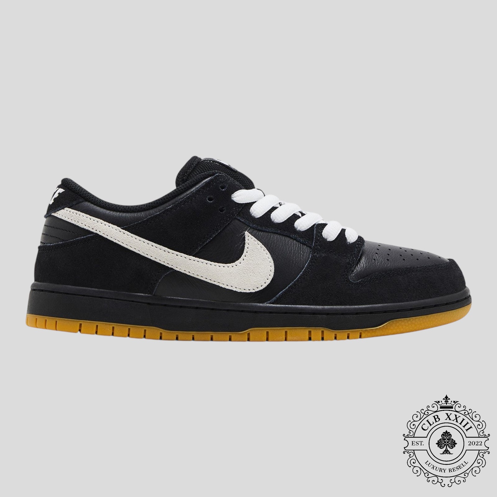 Nike Dunk Low Pro SB Black White Gum