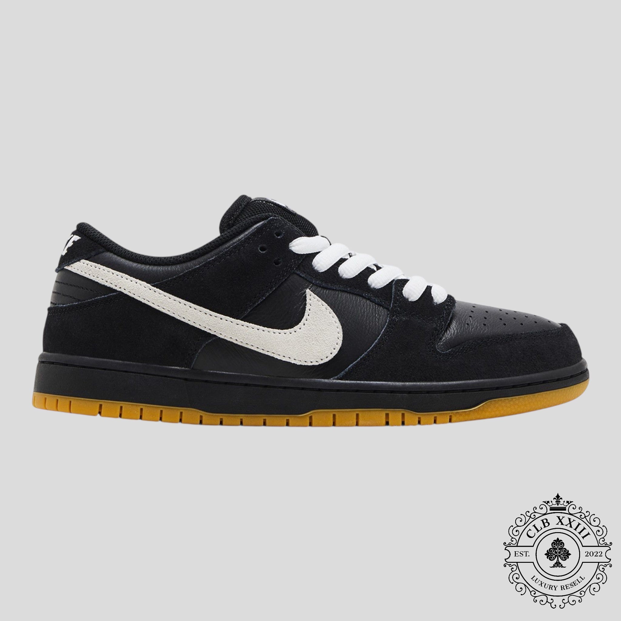 Nike Dunk Low Pro SB Black White Gum