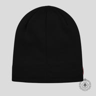 SP5DER Black Fuzzy Logo Mohair Beanie