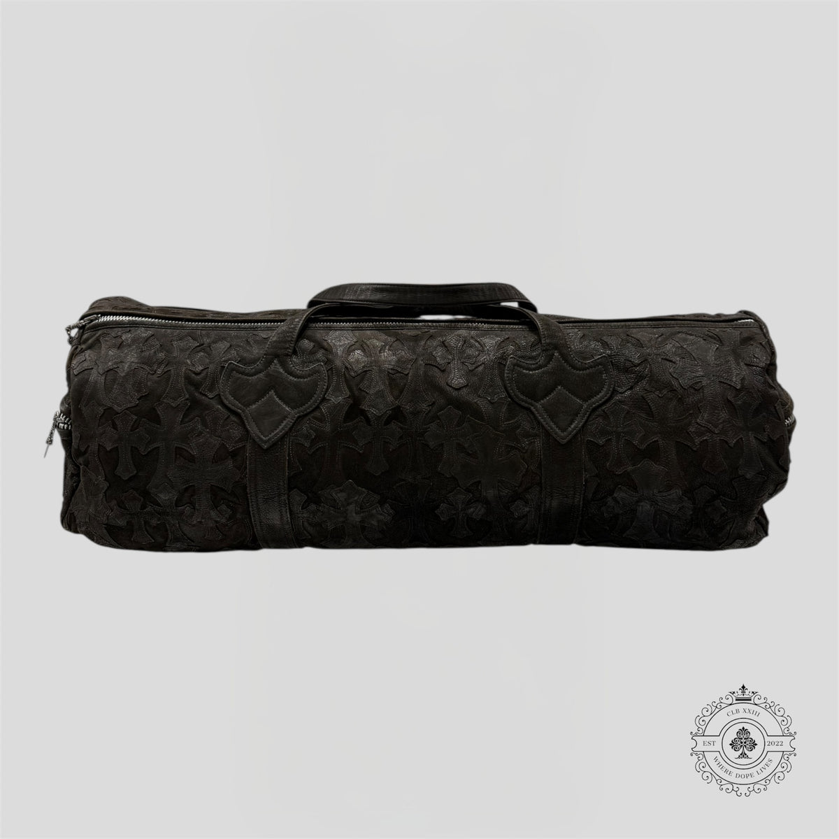 Chrome Hearts Xxl Cross Patch Duffle Bag