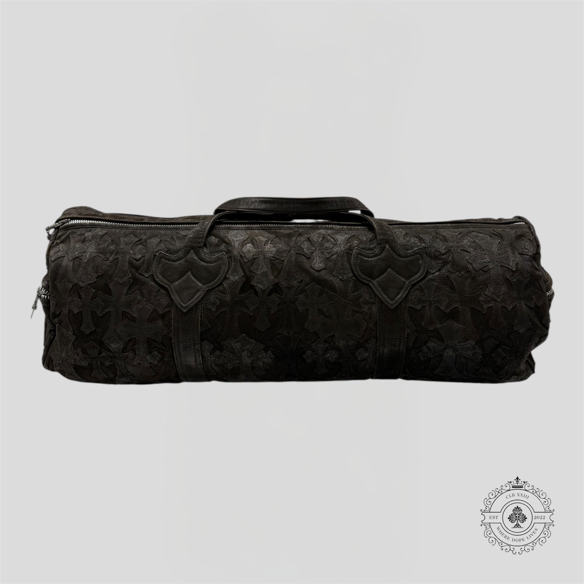 Chrome Hearts XXL Cross Patch Duffle Bag