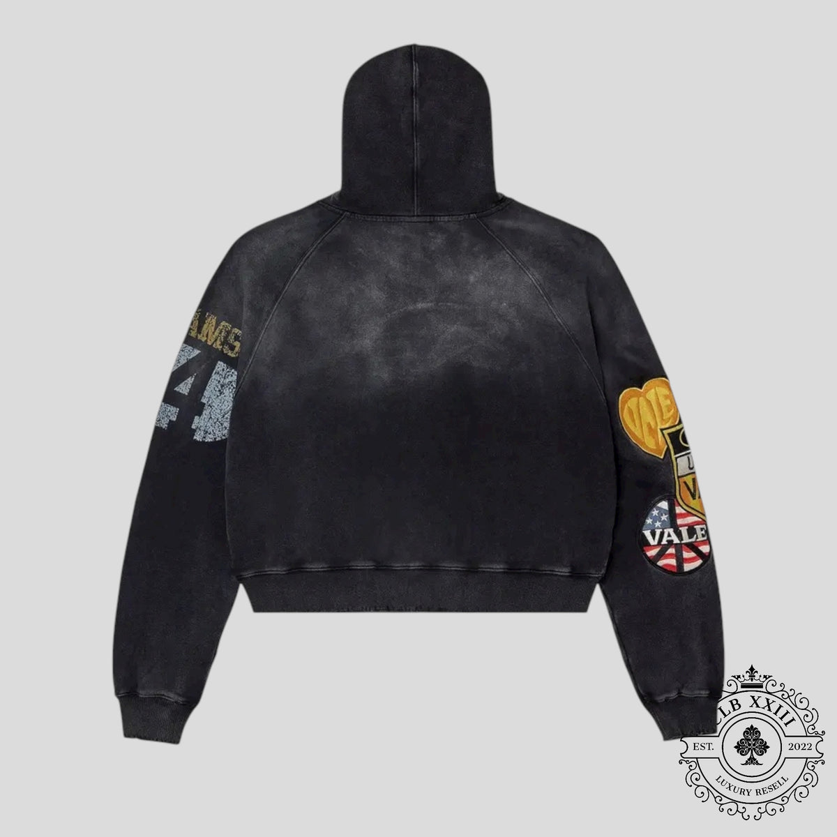 Vale Forever Army Zip Up in Black