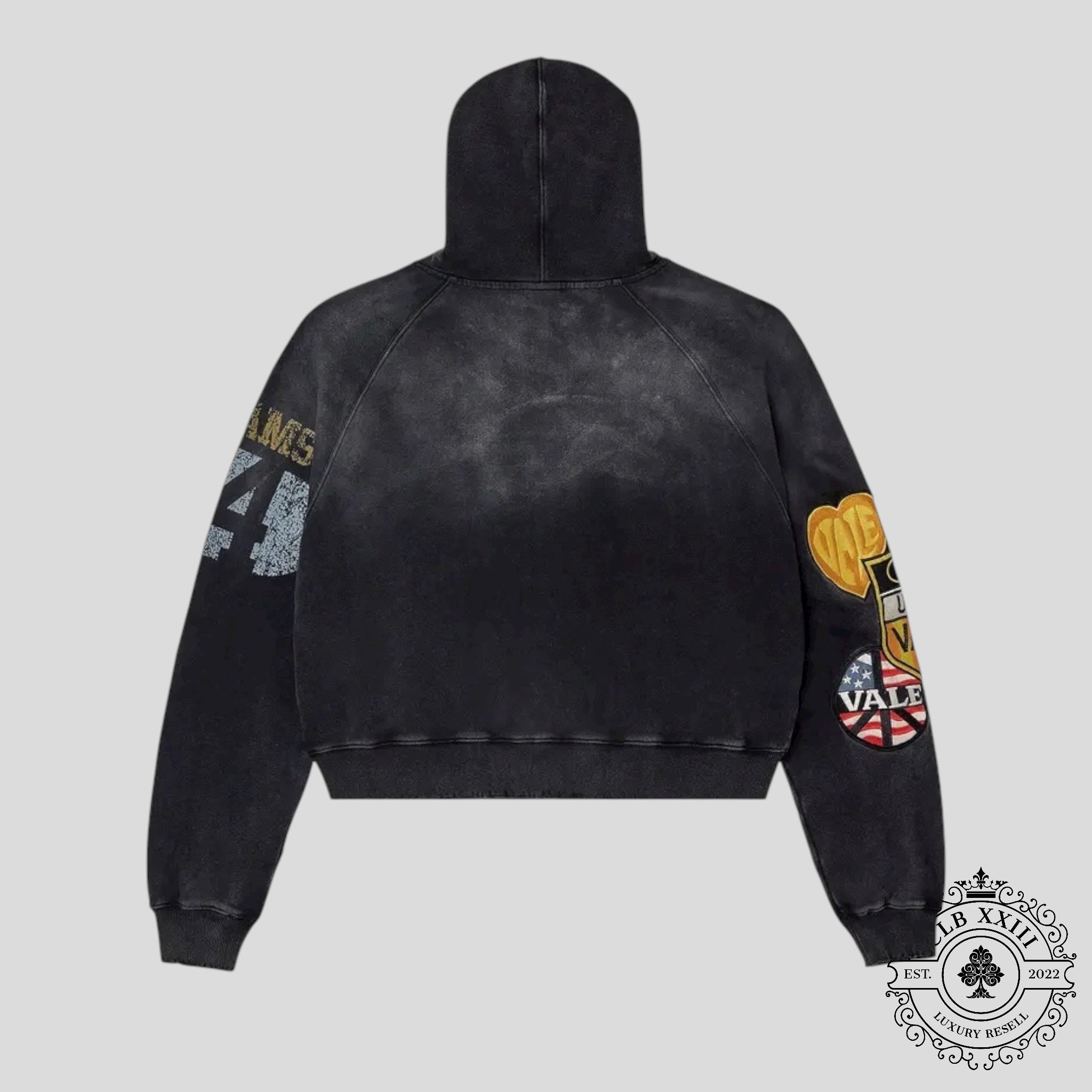 Vale Forever Army Zip Up in Black