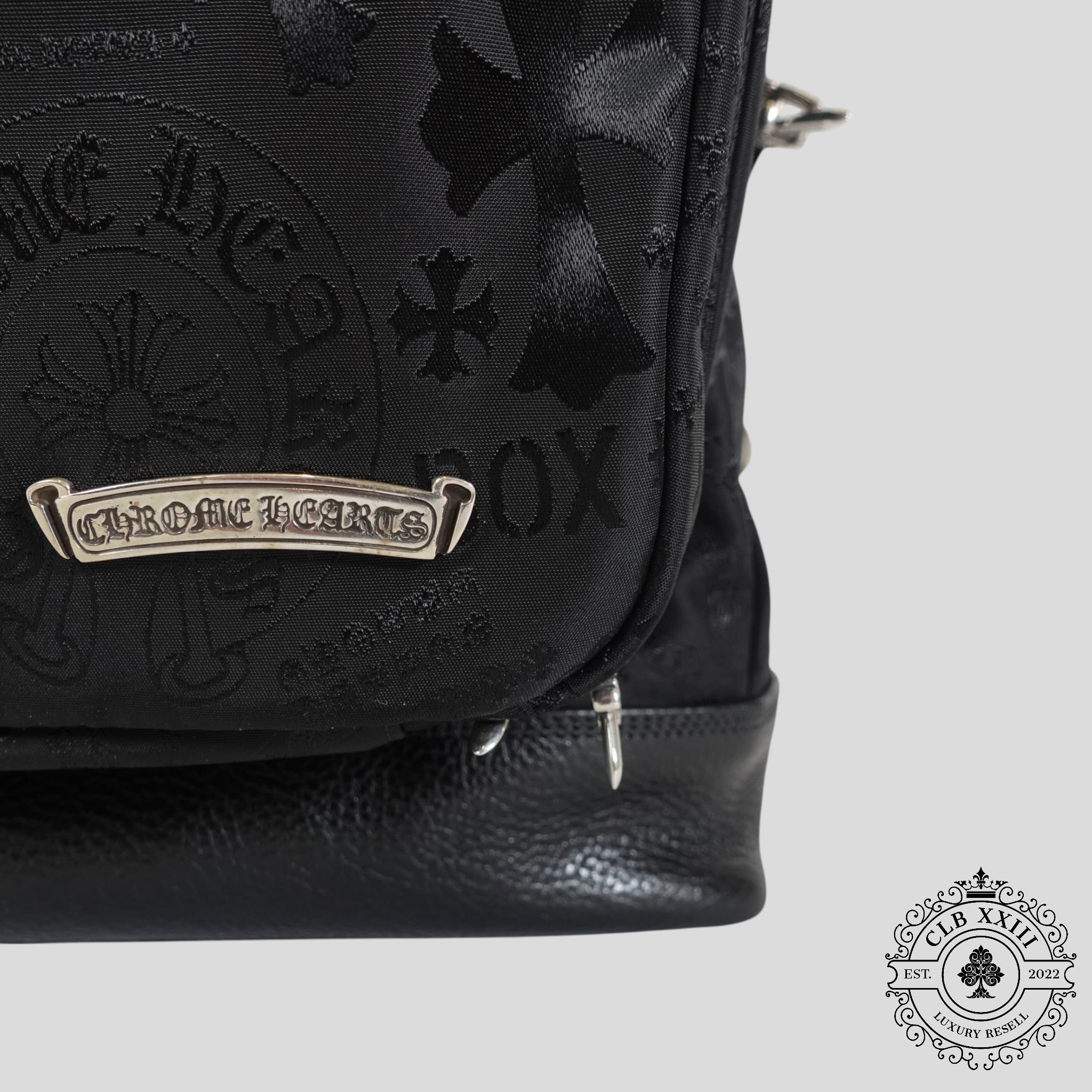 Chrome Hearts Nylon Stencil 7th Grade Backpack