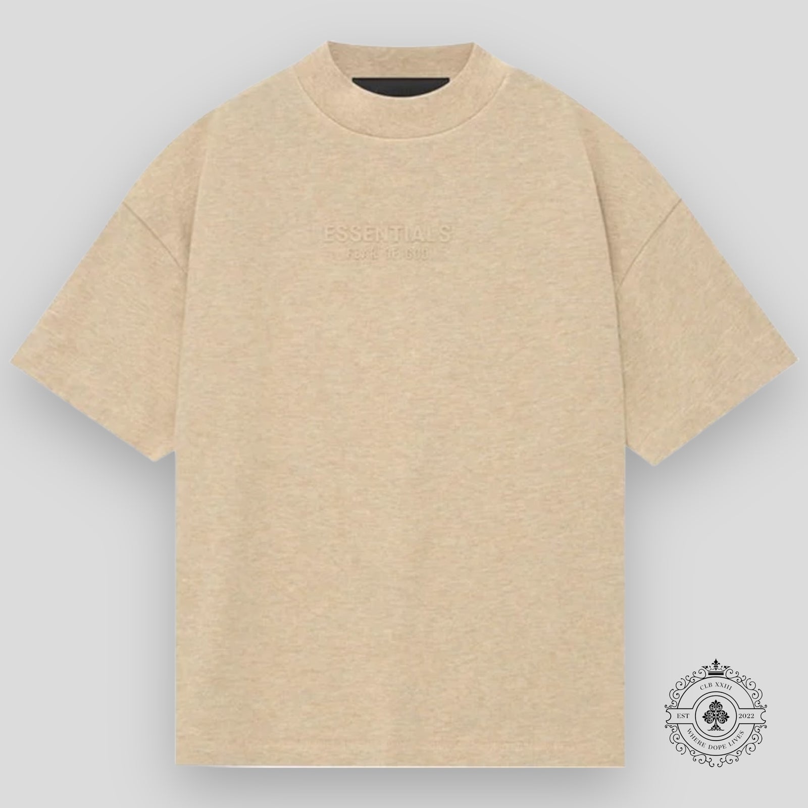 Fear of God Essentials Tee SS24 in Gold Heather