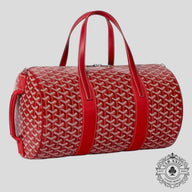 Goyard Barrel 40 Sports Bag in Red