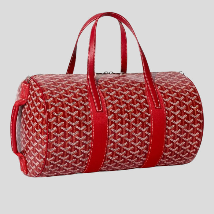 Goyard Barrel 40 Sports Bag in Red