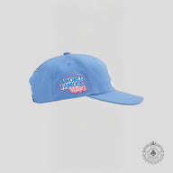 Supreme World Famous S Logo 6 Panel in Blue