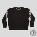 CHROME HEARTS NECK LOGO CREWNECK SWEATSHIRT - BLACK