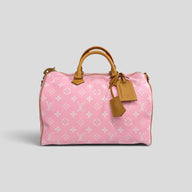 Louis Vuitton Speedy P9 Bandoulière Calfskin Bag, front view