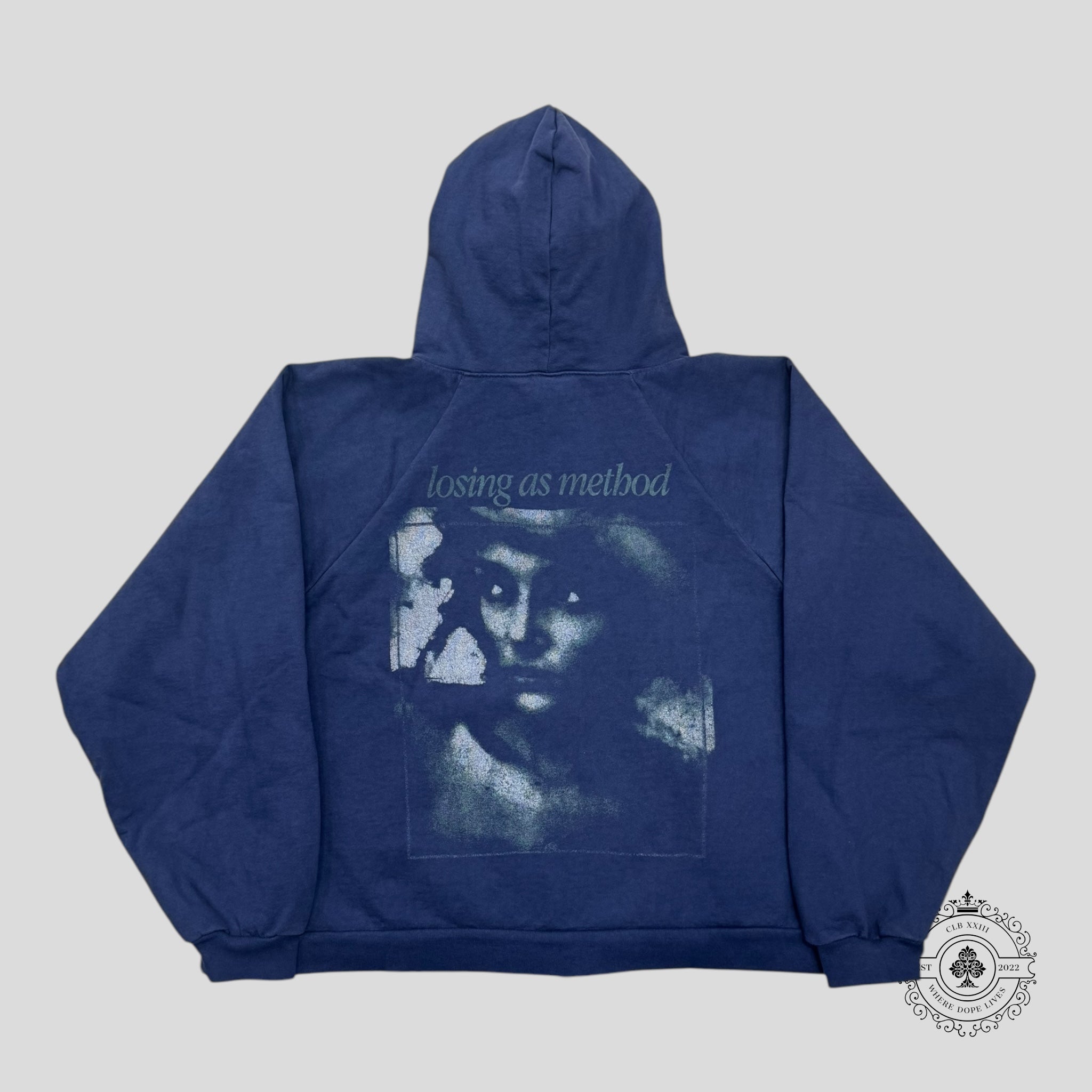 Basketcase Siren Zip Up in Blue