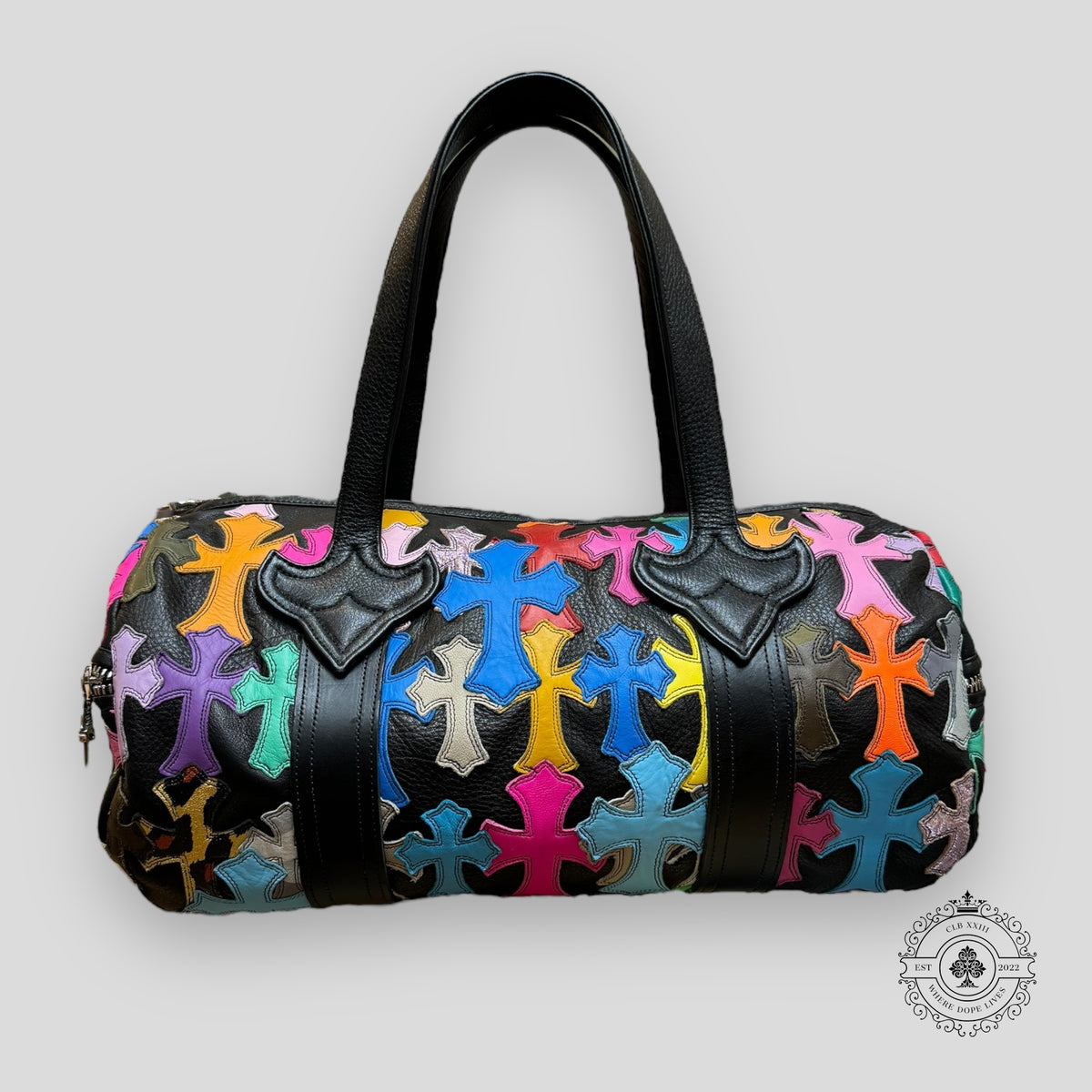 Chrome Hearts Multi-Color Cross Patch Mini Duffle